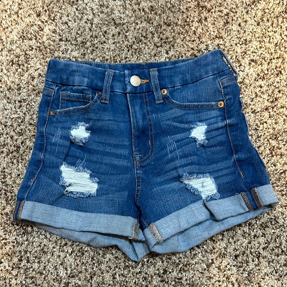Aeropostale dark wash Jean shorts 0